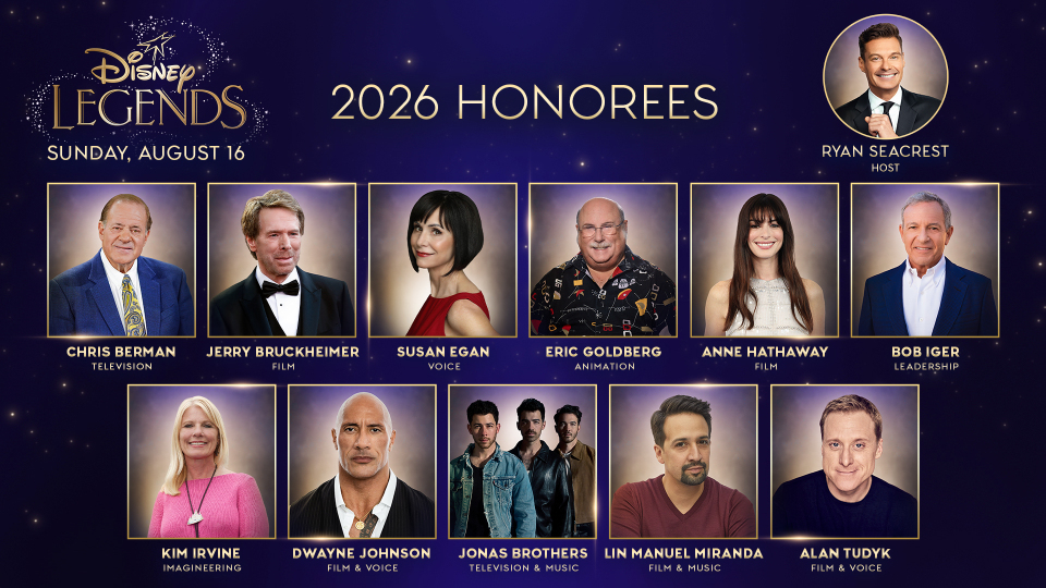 Disney Legends 2026 — La classe D23 est dévoilée